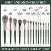 14Pcs Portable Set Makeup Brushes Set Soft Bristle Professional Makeup Tools  Full Face Makeup
