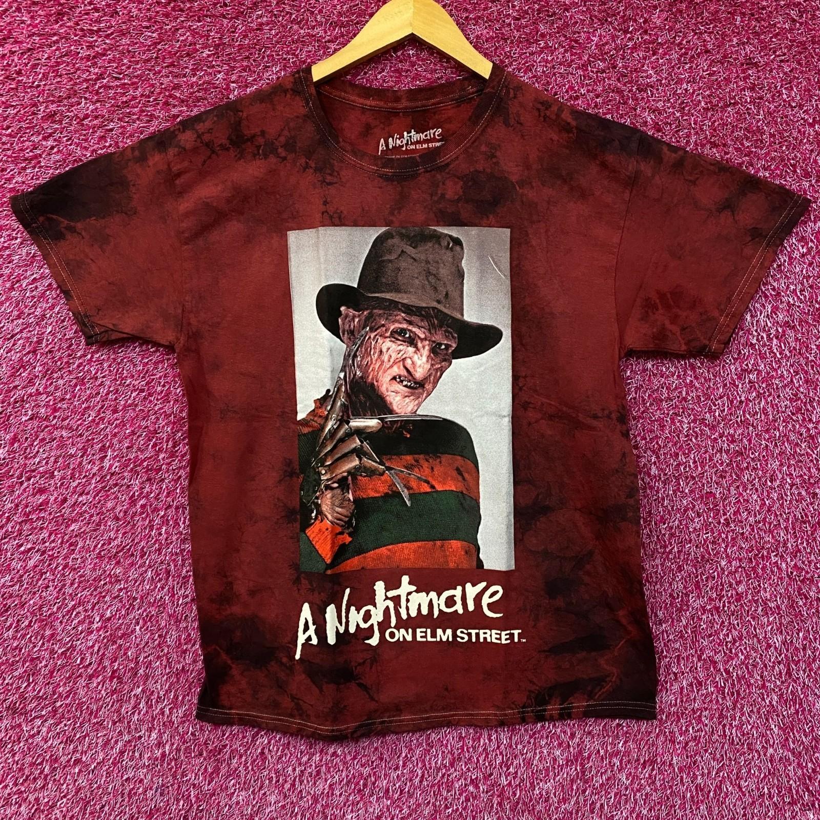 Freddy Krueger A Nightmare On Elm Street Tie Dye T-Shirt Large XXXL