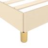 Vidaxl Bed Frame Without Mattress, Cream, 200X200 Cm, Upholstered