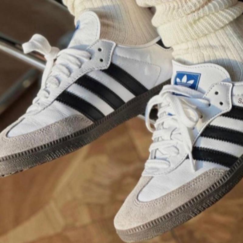 Adidas Unisex Sneakers Samba Original Cloud White B75806