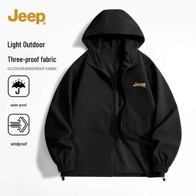 Men's Triple-Proof Outdoor Hooded Jacket