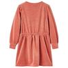 Kids Dress with Long Sleeves Medium Pink 92/104/116/128/140