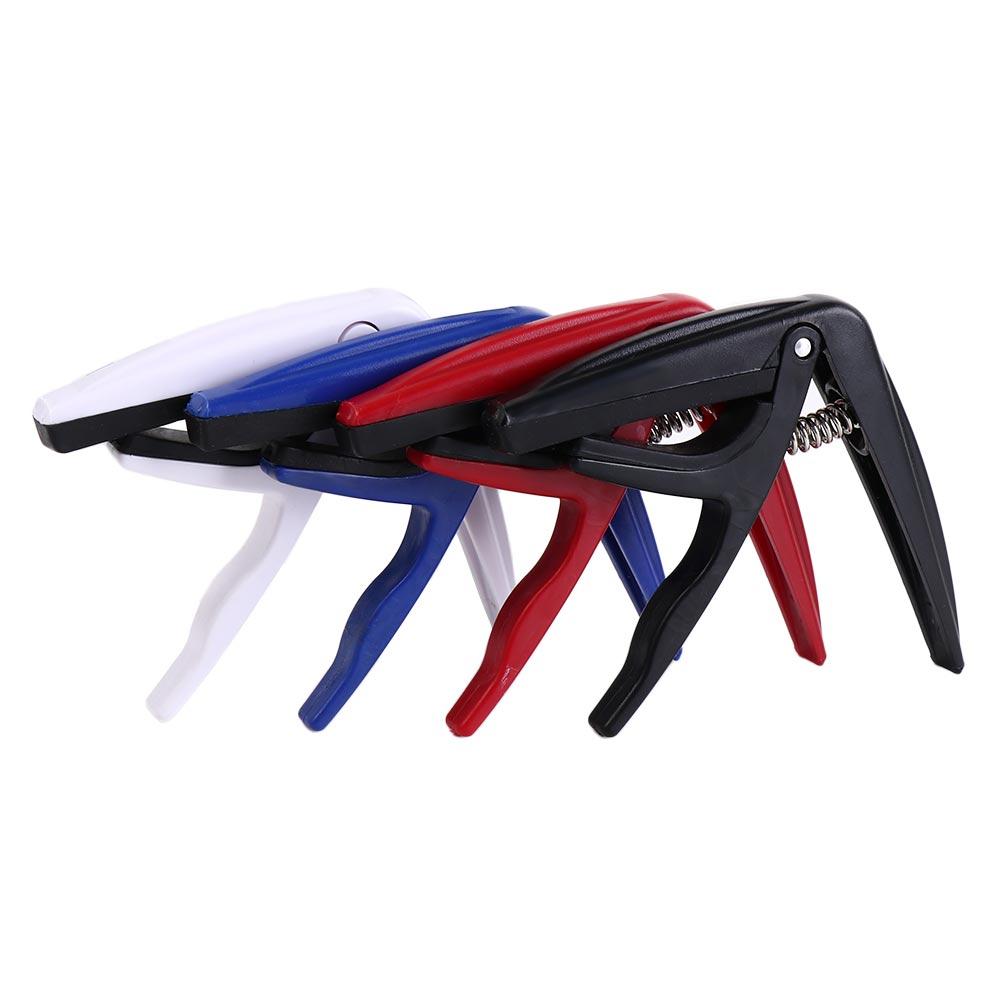 Plastic Universal Ukulele Capo White Uk Tone Clip Ukulele Parts Ukulele Tuning Clamp Classical