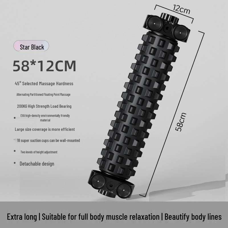 Detachable Suction Cup Massage Yoga Foam Roller Fitness Tool
