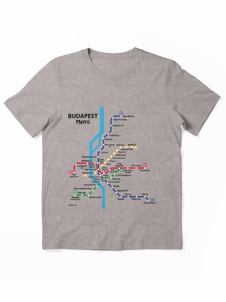 Metro BUDAPEST metro network Essential Unisex T-Shirt