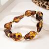 Vintage Leopard Beaded Stretch Bracelet