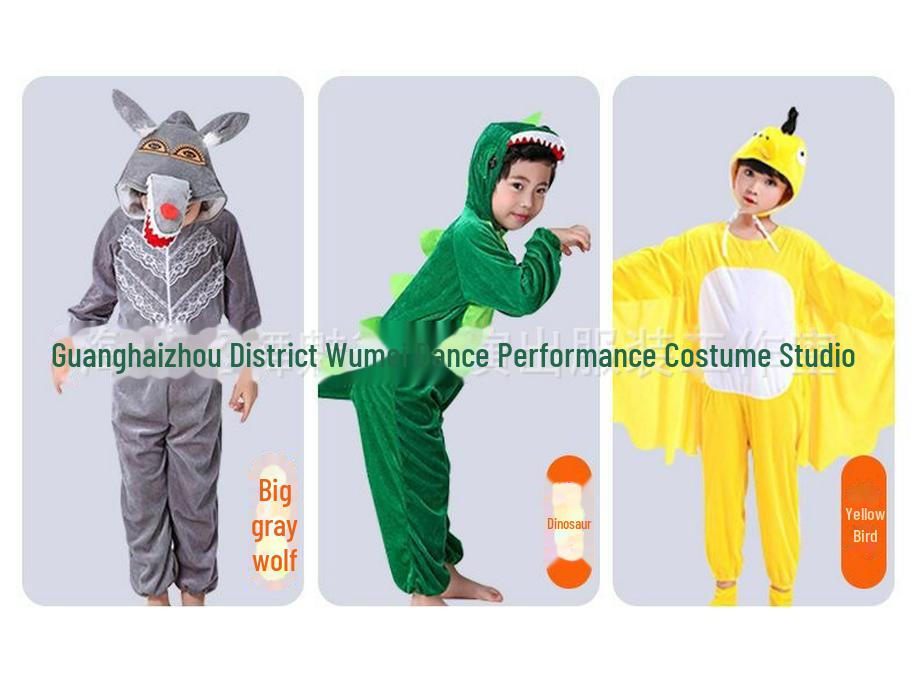 Dětské zvířecí kostýmy - Velký zlý vlk, králík, tygr