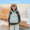 Adorable Labubu Kids Backpack Cute Trendy Preschool Dual Shoulder Bag In Beige Green Black Purple Blue Pink