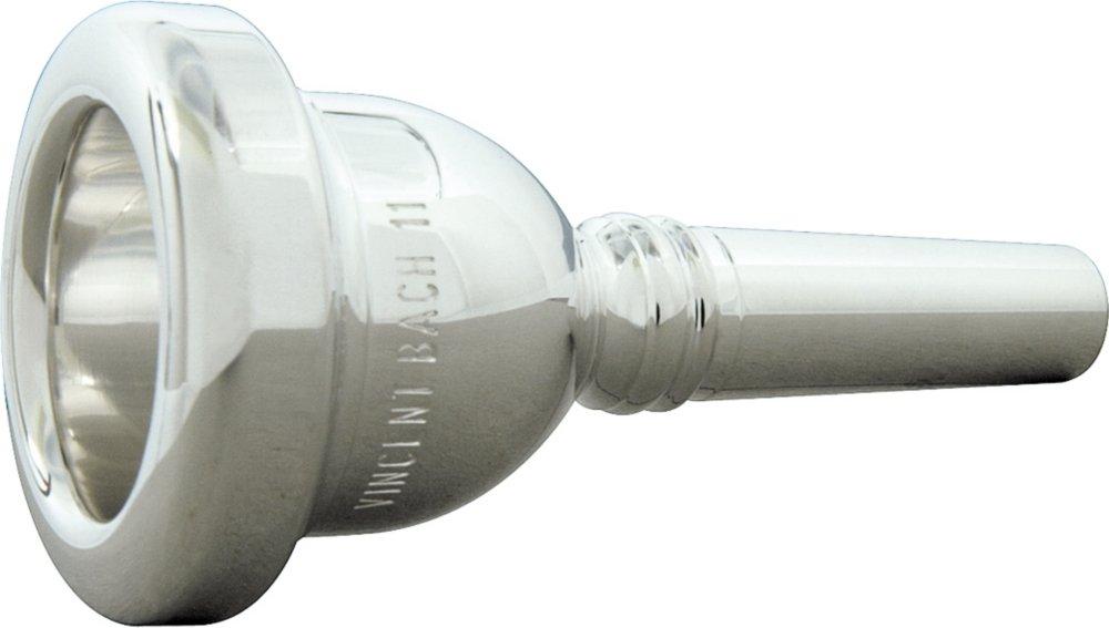 Bach Trombone Mouthpiece, Size 11, Silver Plated (for narrow bore trombones)