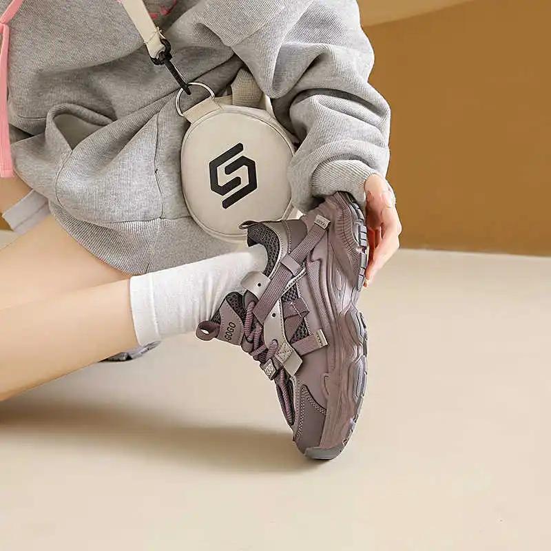 Autumn Low Purple Woman Boots Women's Chunky Heel Shoes Blue Heels For Woman Sneakers Sport College Importers Snackers