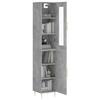VidaXL Highboard Concrete Grey 34.5x34x180 Cm Engineered Wood 3199165
