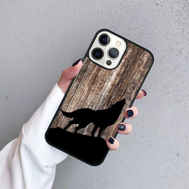 Animal Wolf Roar Phone Case Cover For iPhone 17 Air 15 16 14 13 12 Pro Max 11 Pro Max Plus Coque Shell