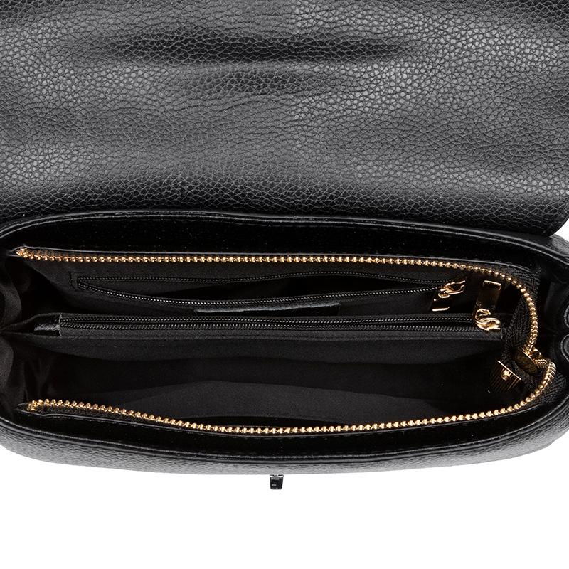 Leather women's bags, high-end new trendy fashion niche one-shoulder messenger bags, first-layer cowhide women's bags