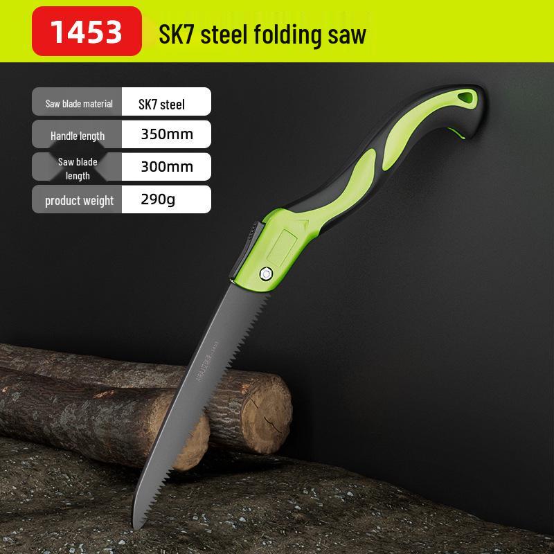 Compact Folding Hand Saw for Woodworking and Tree Cutting