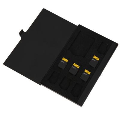 Monolayer Aluminum Alloy Cards Micro Memory 1SD 8TF Case Storage Box Holder
