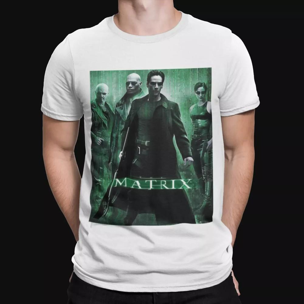 Matrix T-Shirt Retro Cool Gift Tee Sci Fi Movie 90s UK Unisex T-Shirt XL