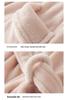 Matching Couple Hooded Flannel Bathrobes - Thick, Long Coral Fleece for Autumn/Winter
