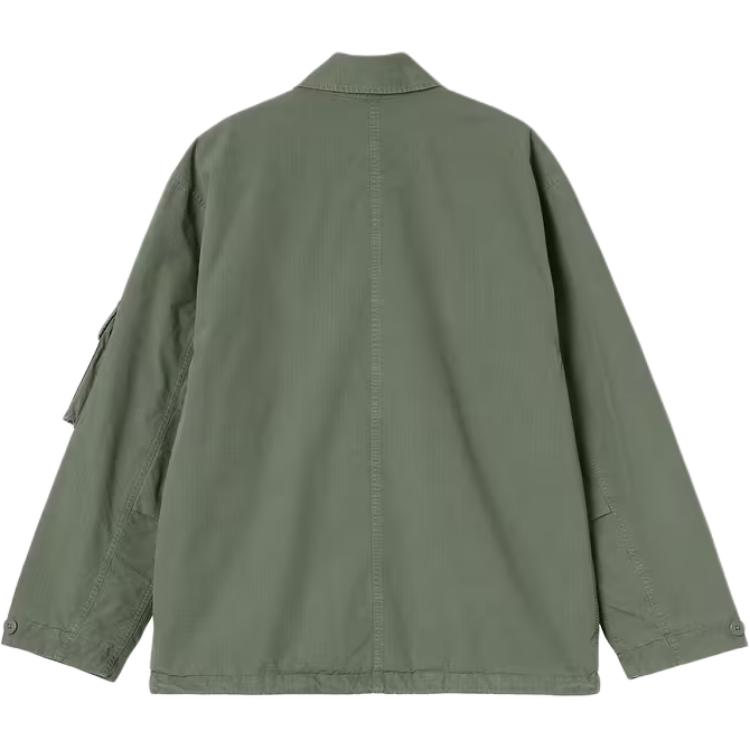 Carhartt WIP SS26 Mandelson Jacket Casual Flap Pocket Button Closure Long Sleeve Jacket Unisex Jacket I036803-11-GD