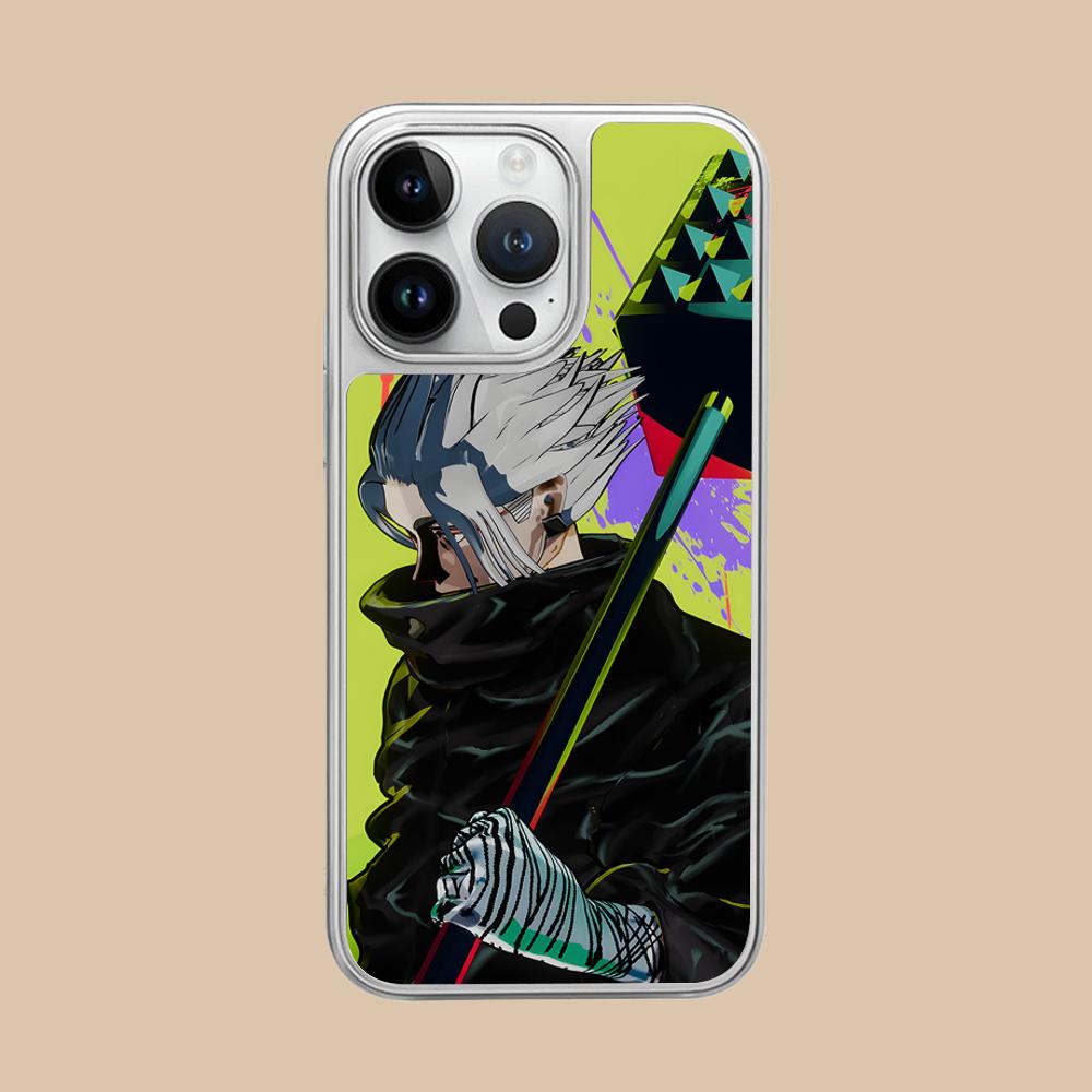 

Sakamoto Days Gaku Phone Case for iPhone 17 16 15 14 13 12 11 Air Pro Max Plus Silver Plating Colorful Cover Cellphones Cover iPhone 11