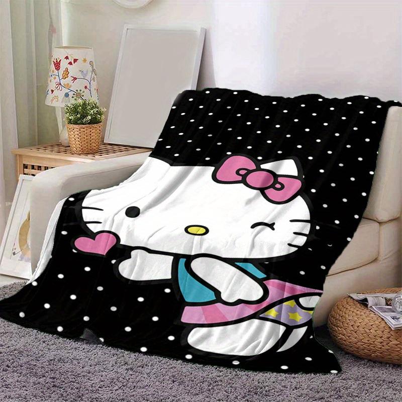 1pc. Hello Kitty Cute Cartoon Print Blanket - Perfect for Home, Office, Outdoor Use, Gift Idea, Suitable for All Seasonsz041718