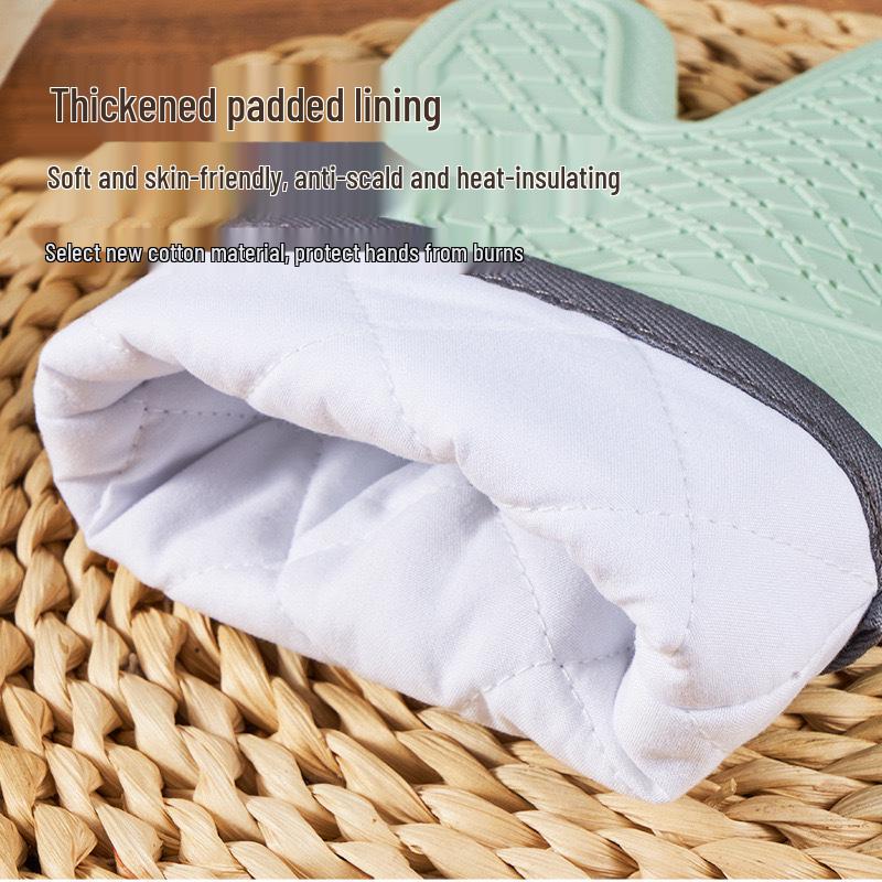 Silicone Heat-Resistant Non-Slip Baking Gloves for Kitchen and Oven