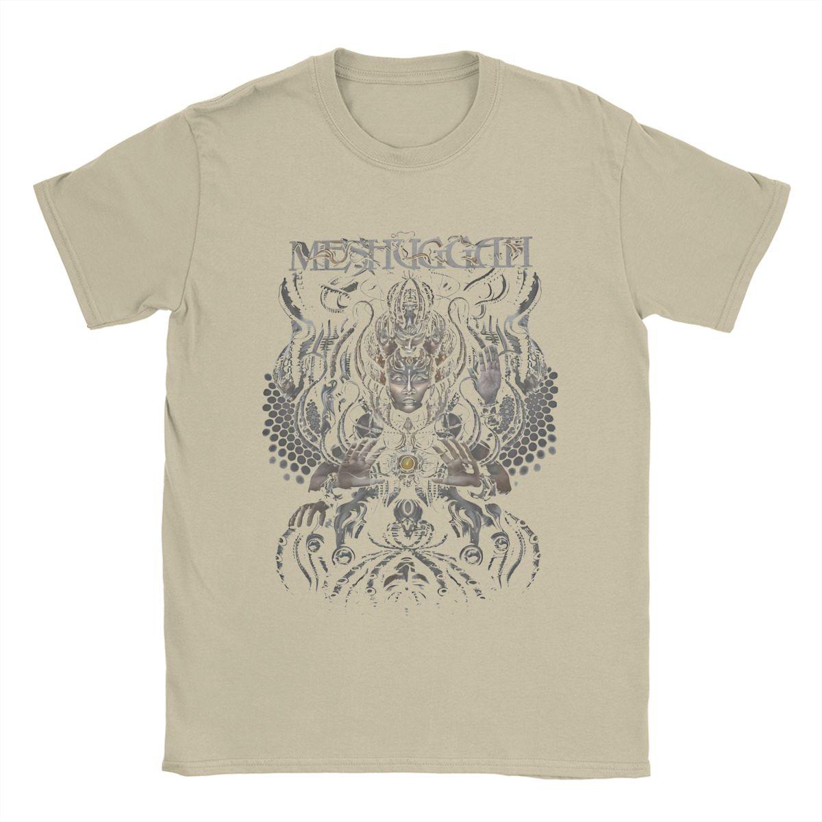 Winter snow Zomer Meshuggah Hands Of Msgh Heren Dames T-shirts Kleding Vintage T-shirts T-shirts Puur Katoen Cadeau Kleding L kaki