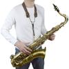 Adorence Premium Saxophone Strap (Handmade, Breathable Pad and Metal Hook) - Ergonomic Cervical Strap Pad