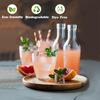 300pcs Colored Striped Straws, Randomly Mixed In 6 Colors (0.23*7.75 Inches), Disposable Paper Straws, Juice Paper Straws