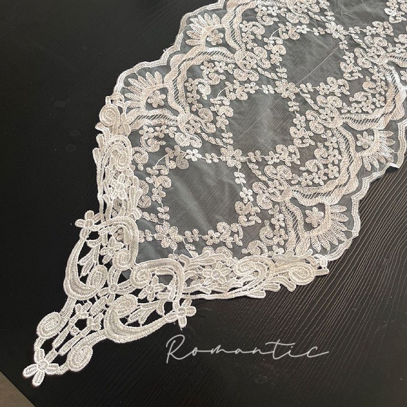 

European Style Embroidered Table Runner High-End Affordable Luxury Long Dining Table Fabric Decoration Banquet Living Room Coffee Table Pad White Embroidered width 30cm 30-70