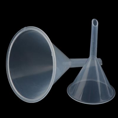 Laboratory Transparent White Plastic Filter Funnel