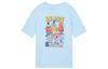 PUMA T Shirts Men's Sky Blue Crew Neck Moderate Straight Fit 531335-90