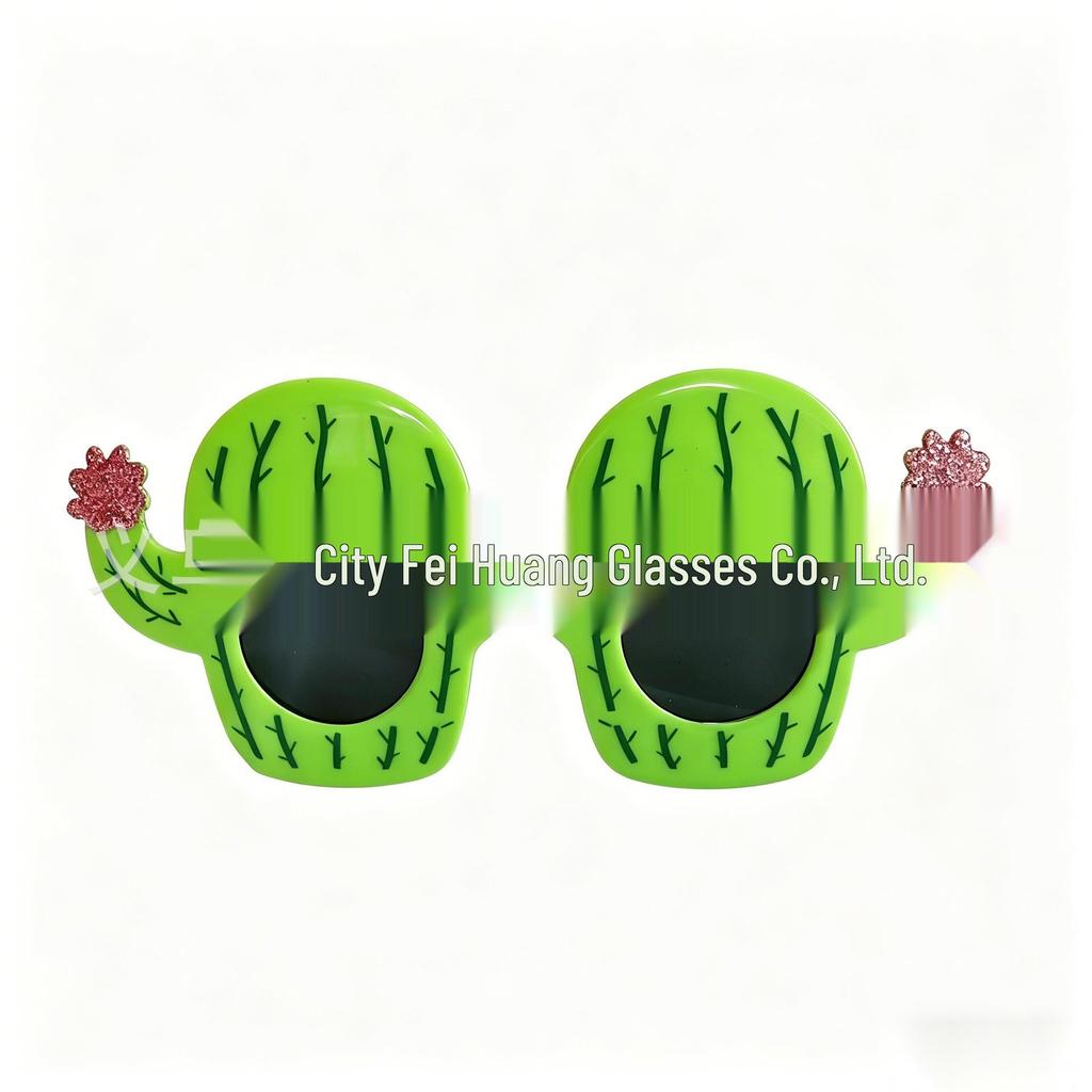 Hawaiian Beach Party Glasses: Coconut Tree, Flamingo, Parrot, Ice Cream, Flower & Wine Glass Fun