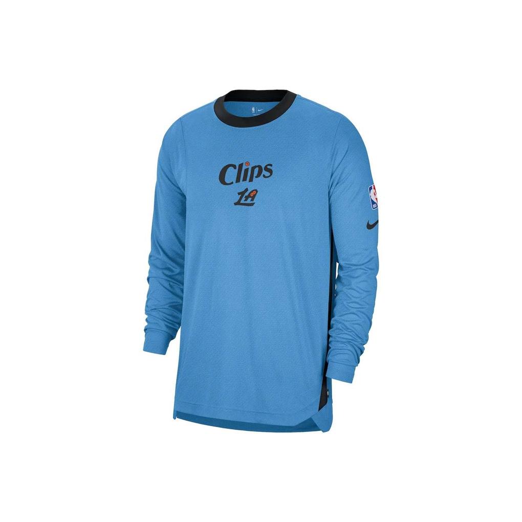 Nike Dri-Fit NBA 2024/25 City Edition Los Angeles Clippers Pre-Game High-Performance Shooting Long Sleeve T-Shirt Men Tops FZ0097-462