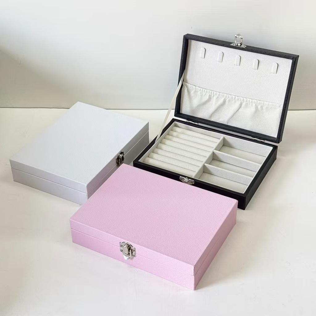 Jewelry Organizer Box - Portable Storage Case For Necklaces, Earrings, Rings, Accessory Storage, Jewelry Boxes