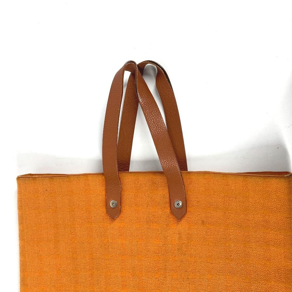 Hermes AMEDAB Diago GM Vertical Tote Bag Shoulder Bag Cotton Orange