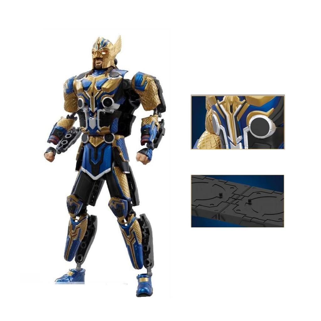 HiPlay Fondjoy Marvel Comics Love and Thunder Thor MV24106 1/12 Scale Pre-Colored Plastic Model Kit, Approximately 160mm Tall