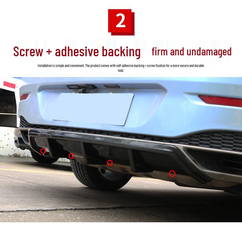 18-19 Hongqi H5 Rear Bumper Lip: Anti-Collision & Scratch Protection