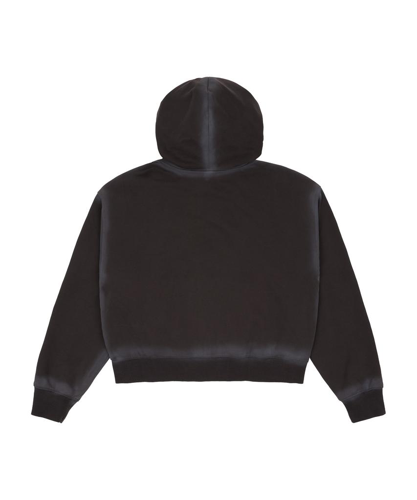 Universe Garment Spray Zip-Up Hoodie_Charcoal