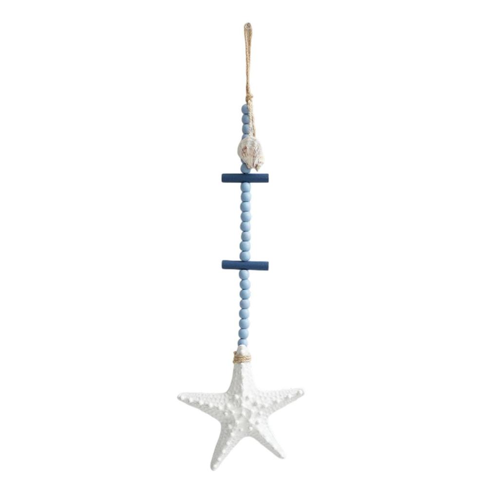 Wooden Starfish Wall Hanging Decor Nautical Decor Boho Wall Art Decor Rustic for Party Favor Living Room Beach Home Bedroom