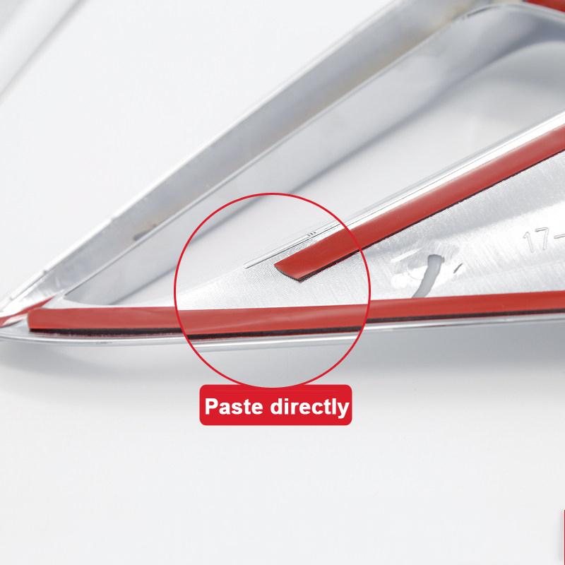 Car Upgrade For Toyota C-HR CHR 2016- Rear Tail Fog Light Lamp Shade Frame Trim Foglight Bezel Cover Exterior Protective