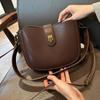New Spring and Summer Saddle Bag Crossbody Bag High-end Women's Bag Versatile Underarm Single Shoulder Bag