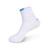 Sweat-Absorbent Mid-Calf Cotton Socks - Men's Casual Sports, Badminton & Running - Spring/Autumn Style, Odor-Resistant for Teens & Students
