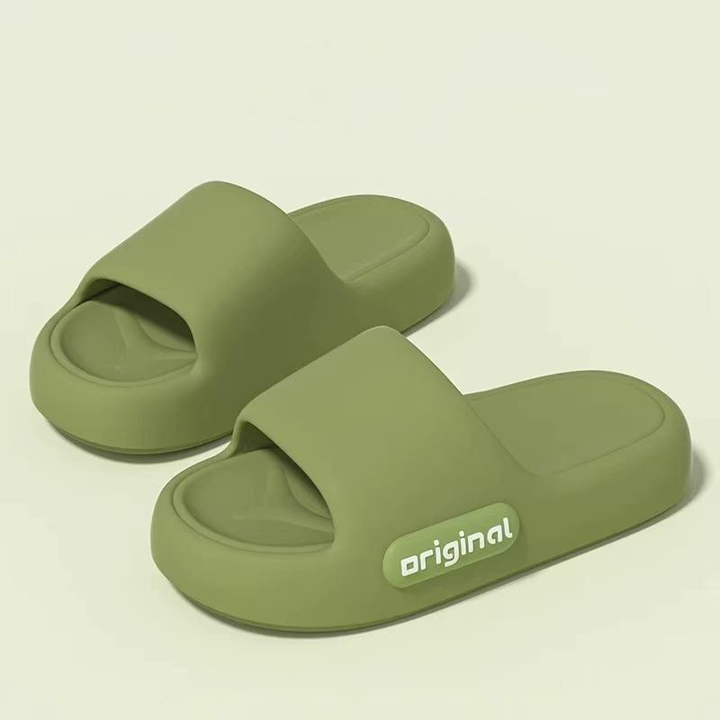 Unisex EVA Slip-Resistant Indoor/Outdoor Slippers - Thick Sole, Quiet, Shower-Ready Sandals