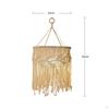 Bohemian Woven Pendant Lamp Shade Farmhouse Decor Handwoven Home for Bedrooms Living Rooms And