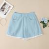 ZANZEA Women Summer Casual Solid Color Loose Short Pants