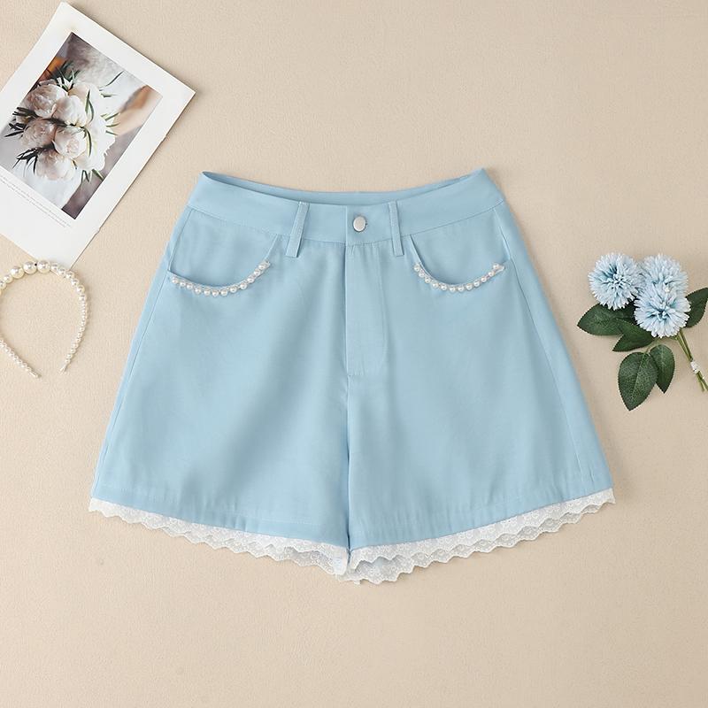 ZANZEA Women Summer Casual Solid Color Loose Short Pants