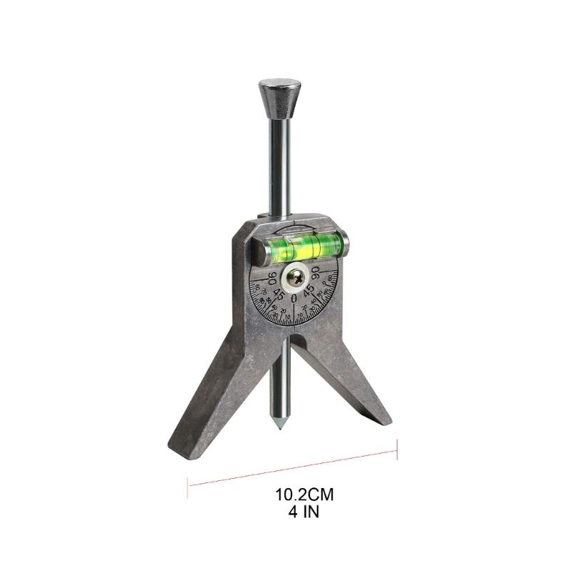 Safety Pipe Marker Centering Tool,Use to Measure Pipes 0.5" and Up, Standard 4" Y-Type Head Adjustable Set Level