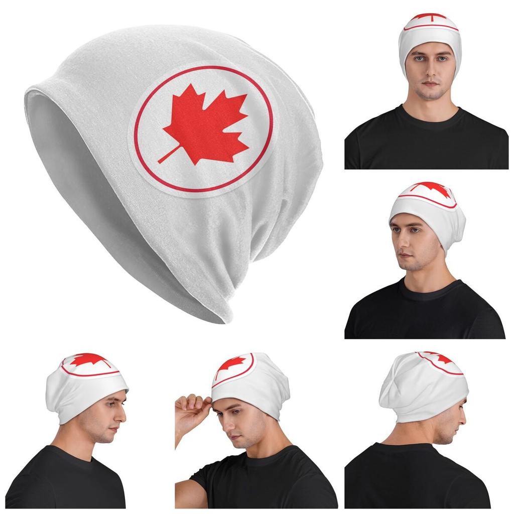 Canada Flag Canada Day Elements Pack Men Women Adult Beanies Caps Knitting Bonnet Hat Warm Fashion Autumn Winter Skullies Hats