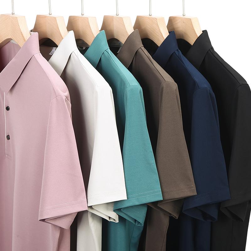 Top Grade Designer Brand Polo Shirt Men Summer New High Short Sleeve Regular Casual Simple Solid Tops Fashions Mens Clothes 2026