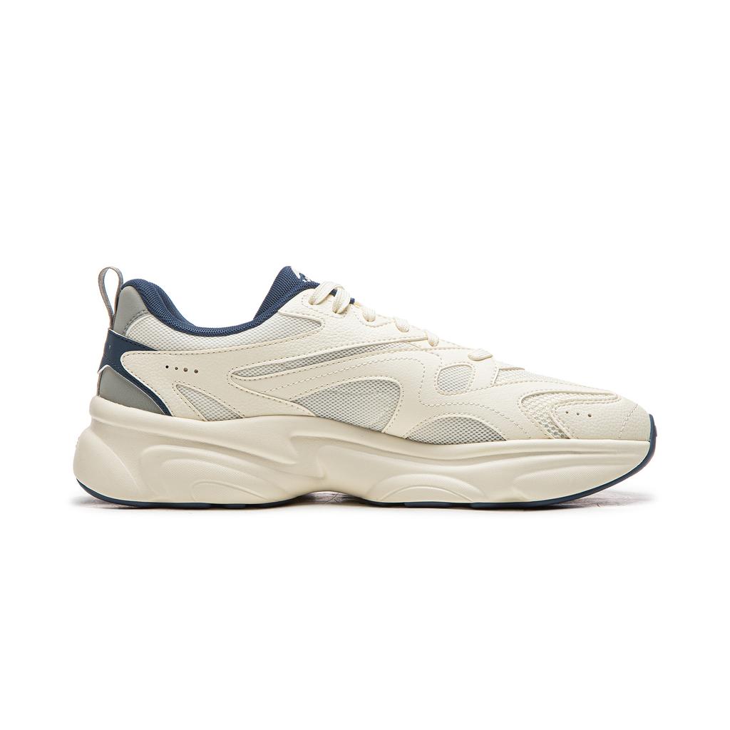 Li Ning Milk Coconut Low top Casual Shoes Men's Ecru AGCW115-5